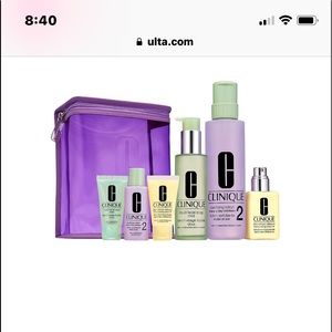Clinique New 3 step skincare holiday bundle